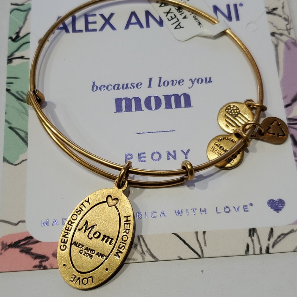 Alex and Ani Mom Because I Love You bracelet - Picture 5 of 6